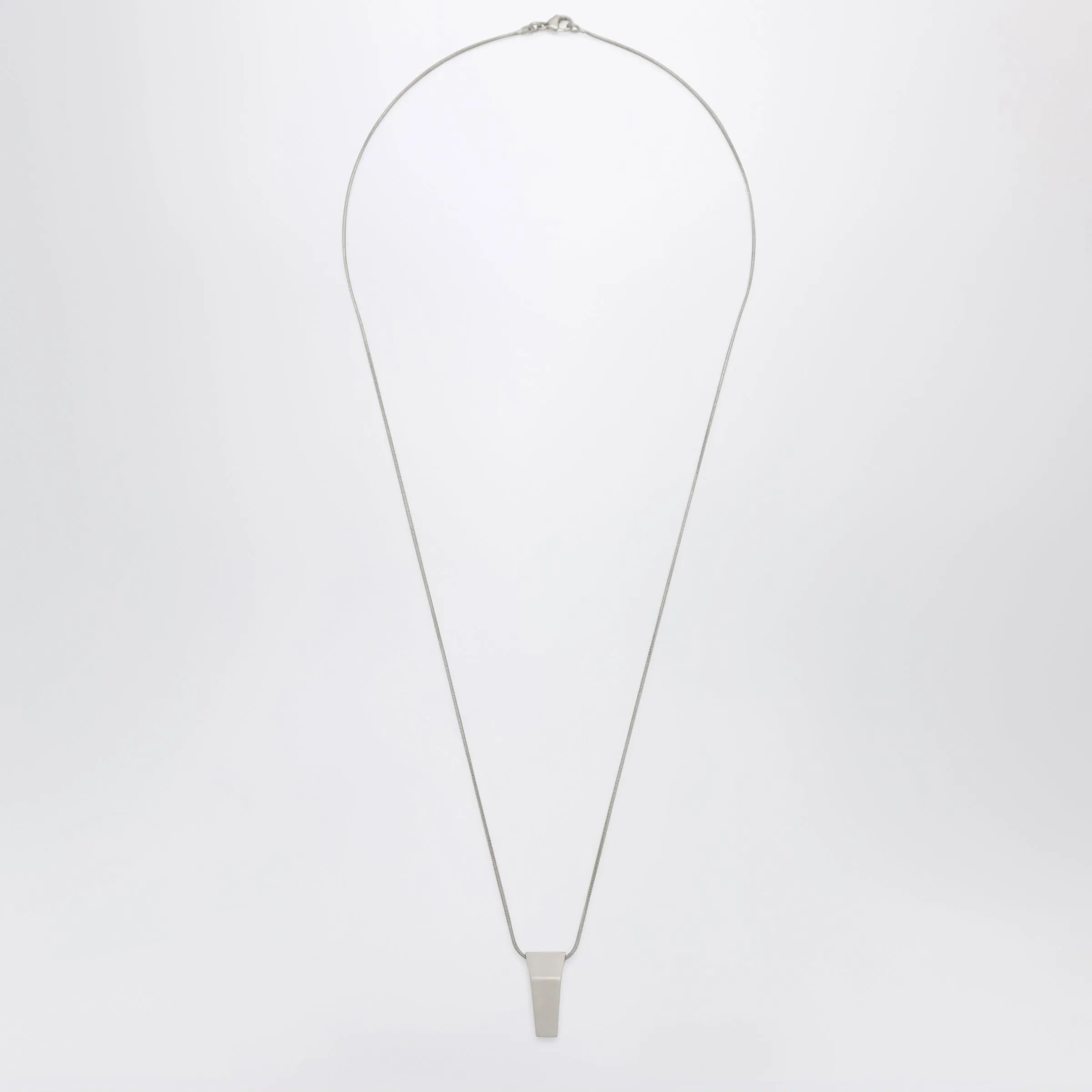Palladium Brass Trunk Pendant Necklace sold by Wanan Luxury
