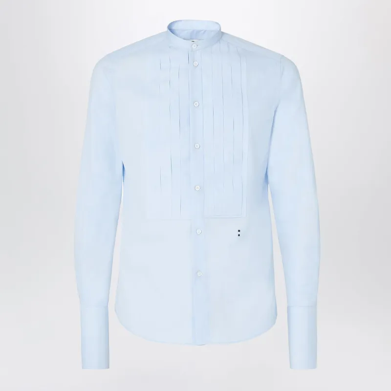 Light Blue Poplin Shirt made by Fendi