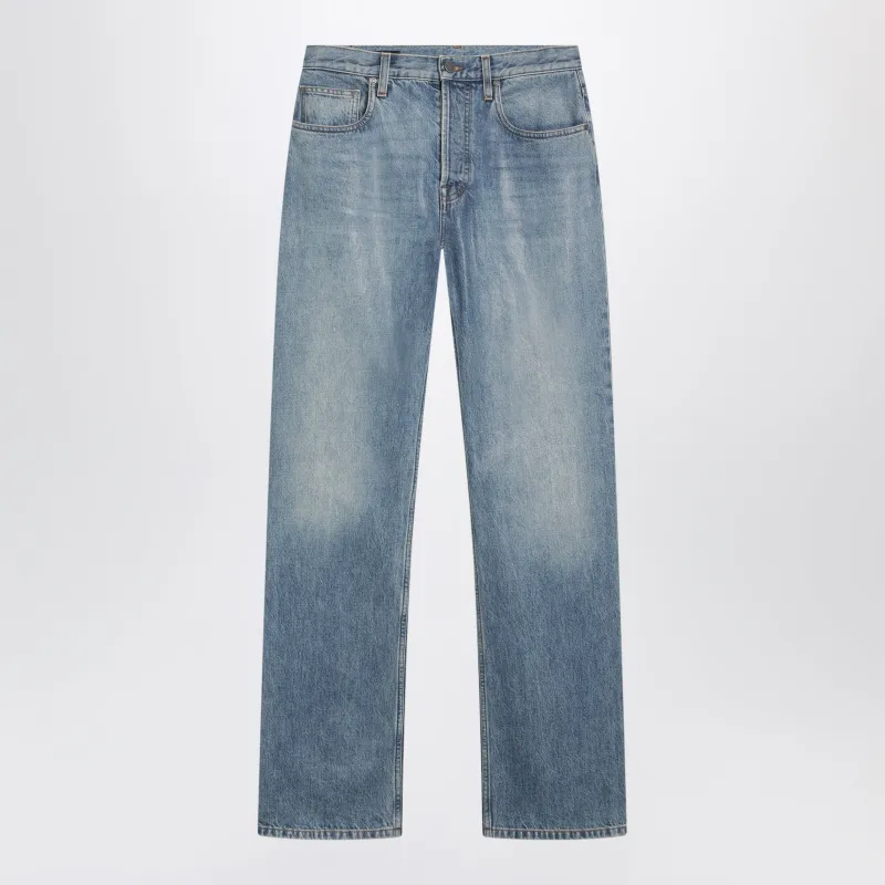 Cotton Denim Trousers With Soft Coating made by Gucci