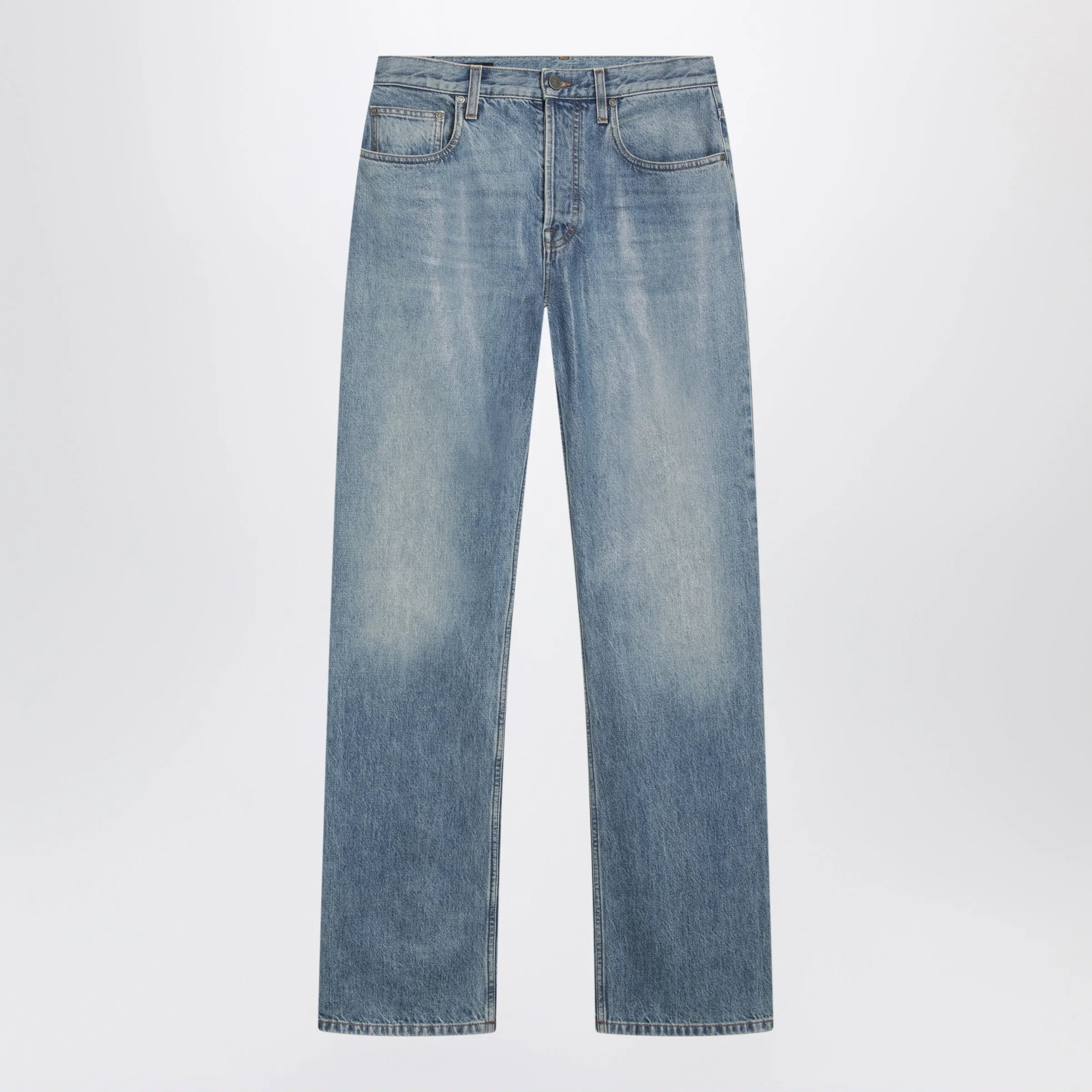 Cotton Denim Trousers With Soft Coating sold by Wanan Luxury