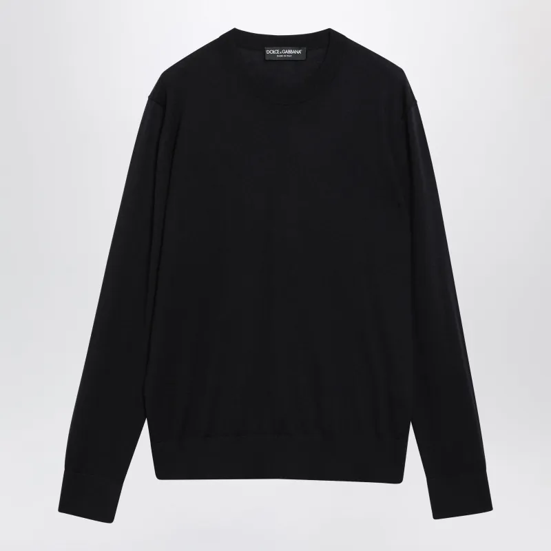 Green Cashmere Crew-Neck Sweater made by Dolce & Gabanna