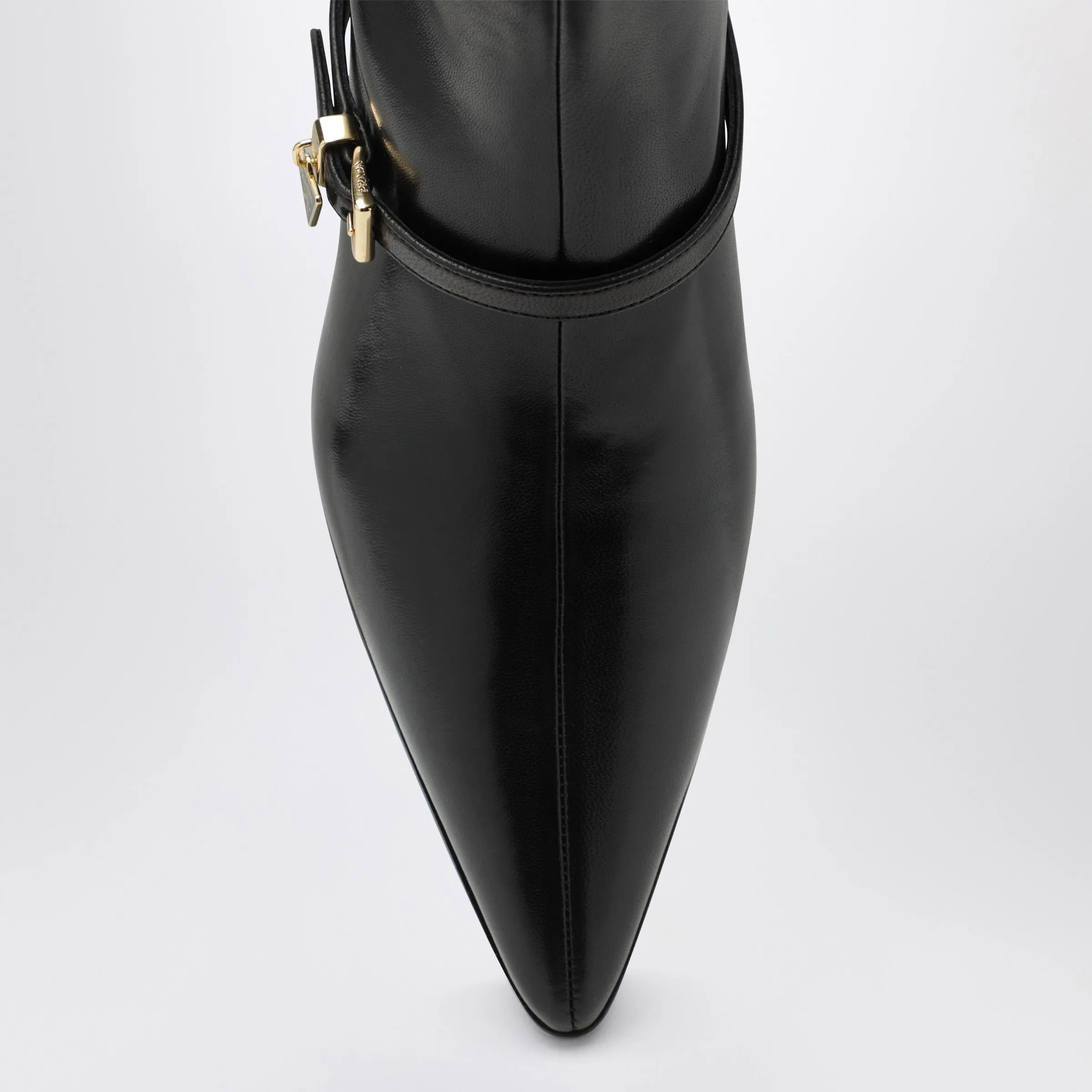 Black Ankle Boots In Stretch Nappa Leather sold by Wanan Luxury product image thumbnail 3