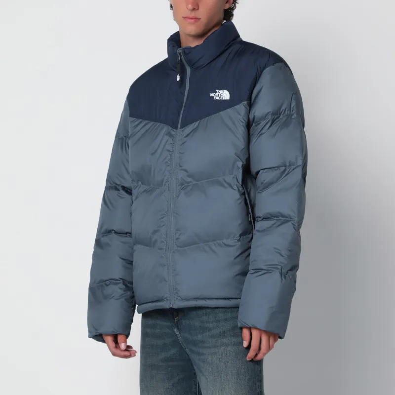 Saikuru Grey And Navy Recycled Polyester Jacket made by The North Face