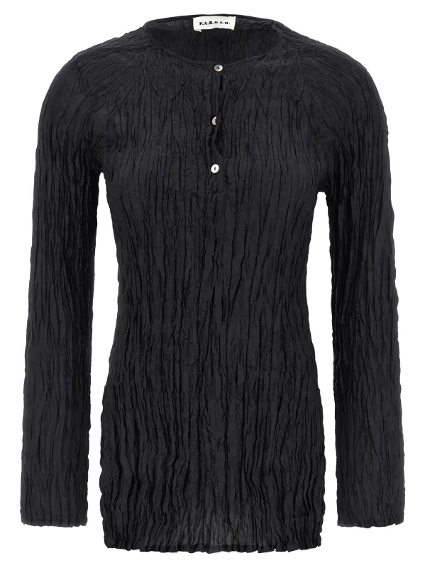 Soph Shirt And Blouse Black made by P.A.R.O.S.H.