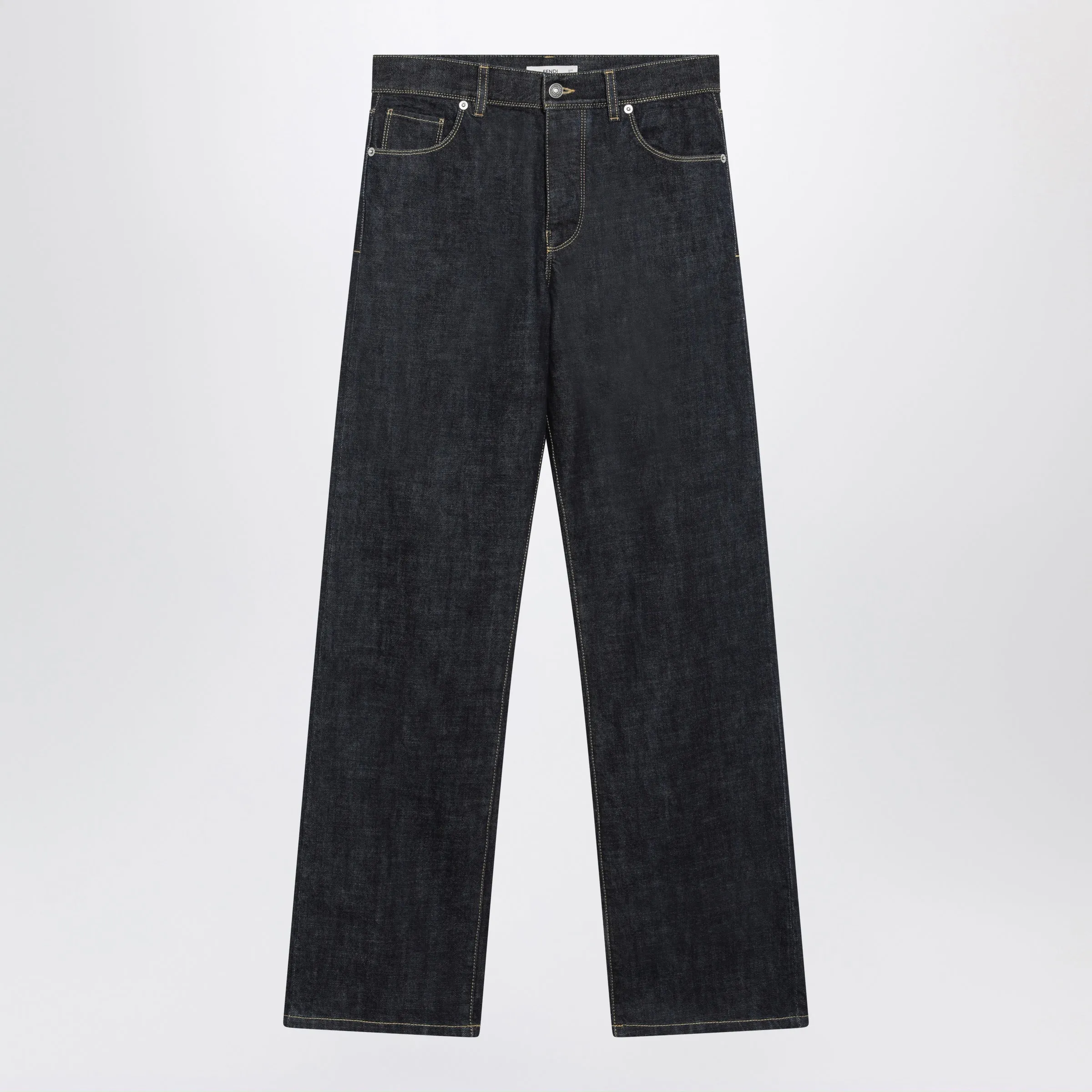 Faded Navy Blue Denim Jeans sold by Wanan Luxury
