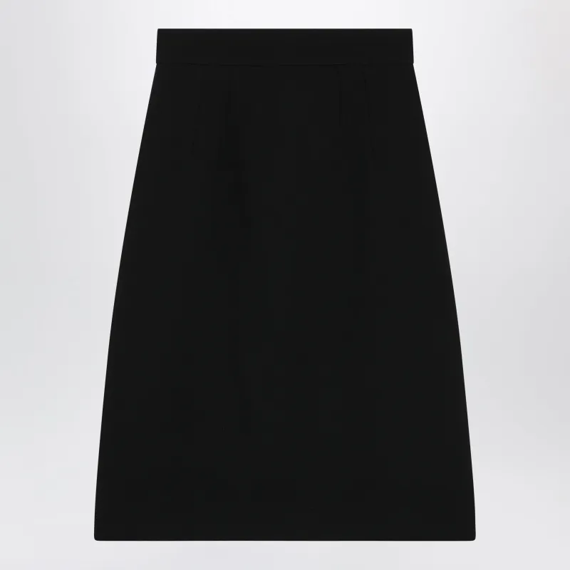 Black Skirt In Virgin Wool made by Dolce & Gabanna