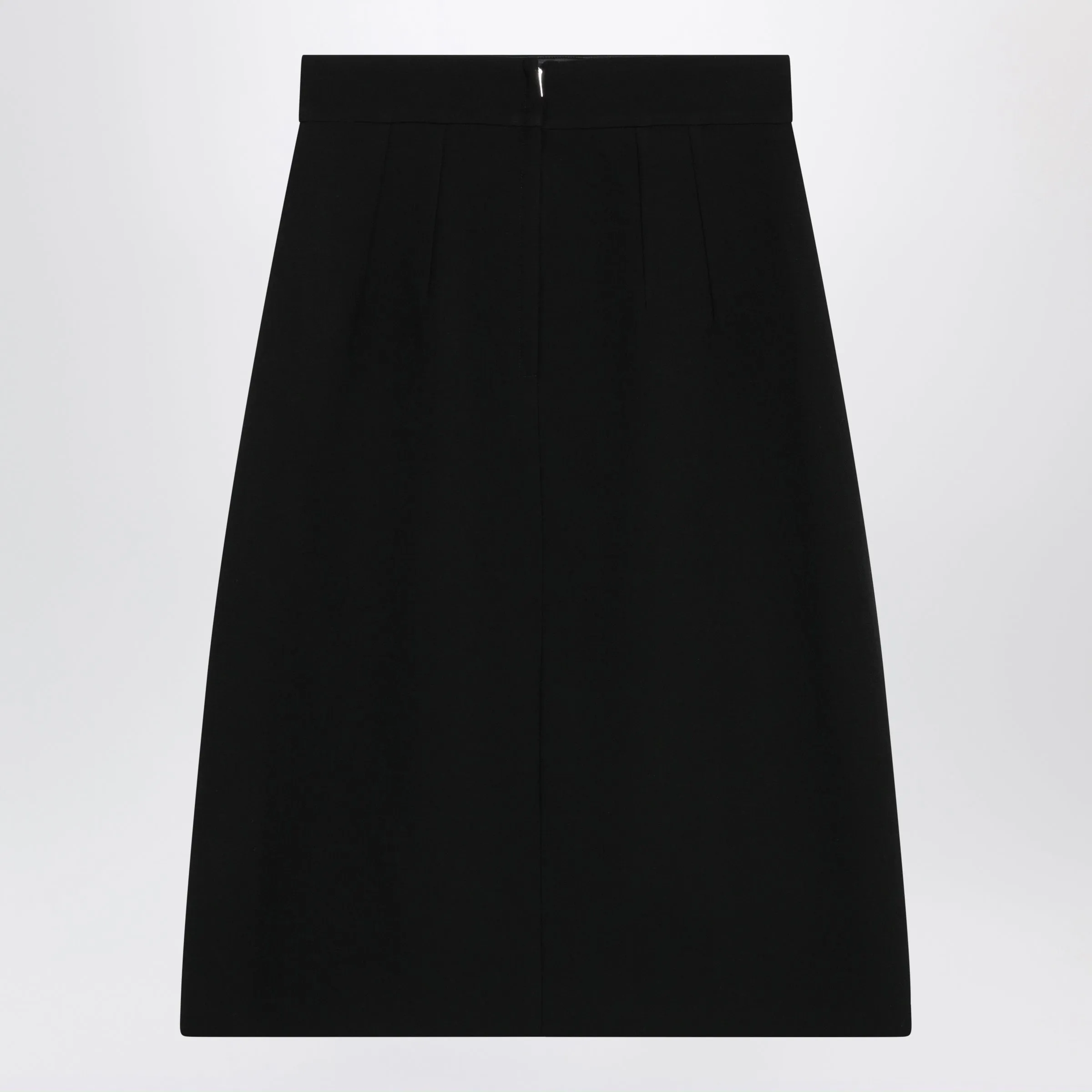 Black Skirt In Virgin Wool sold by Wanan Luxury product image thumbnail 2