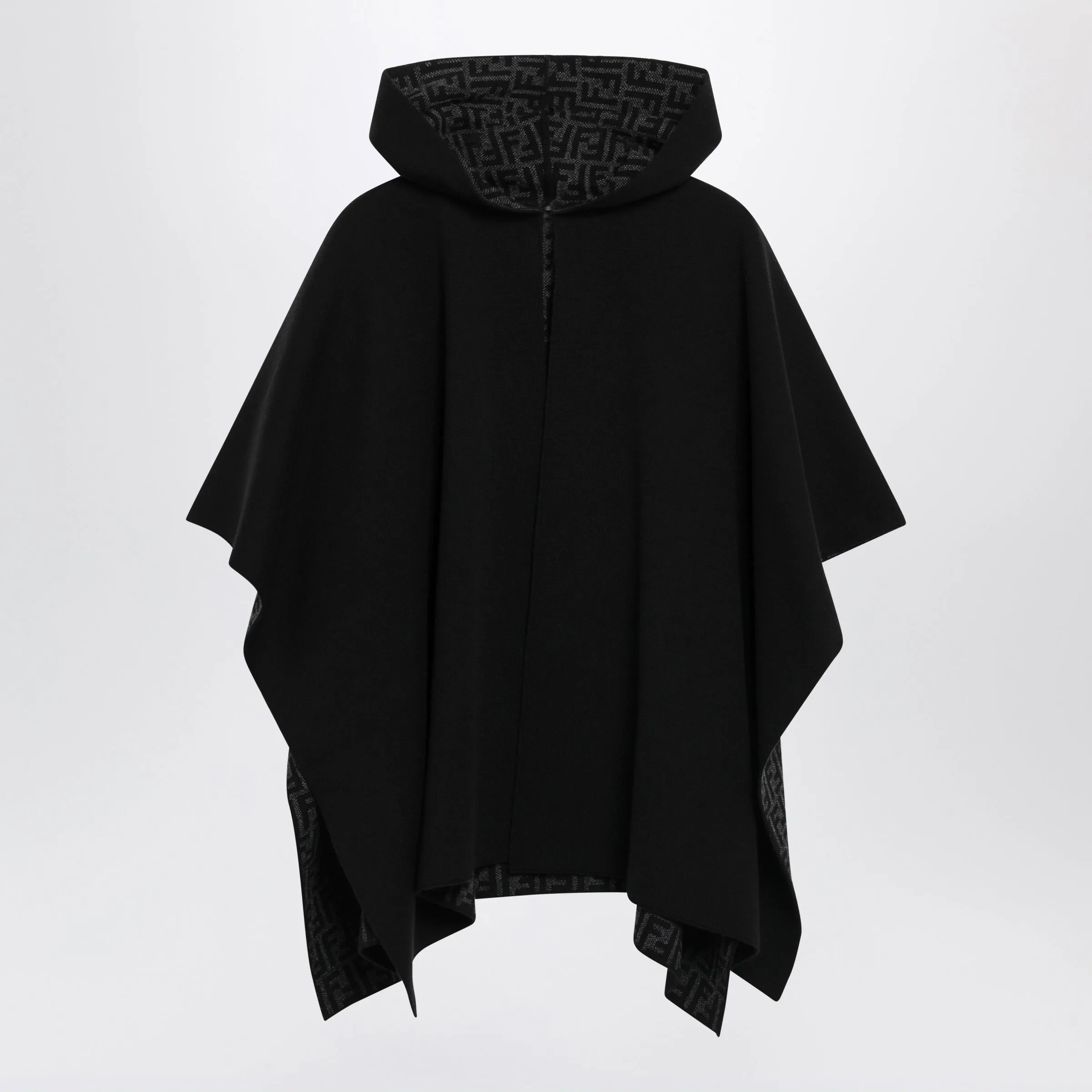 Cashemere Blend Black Cape sold by Wanan Luxury