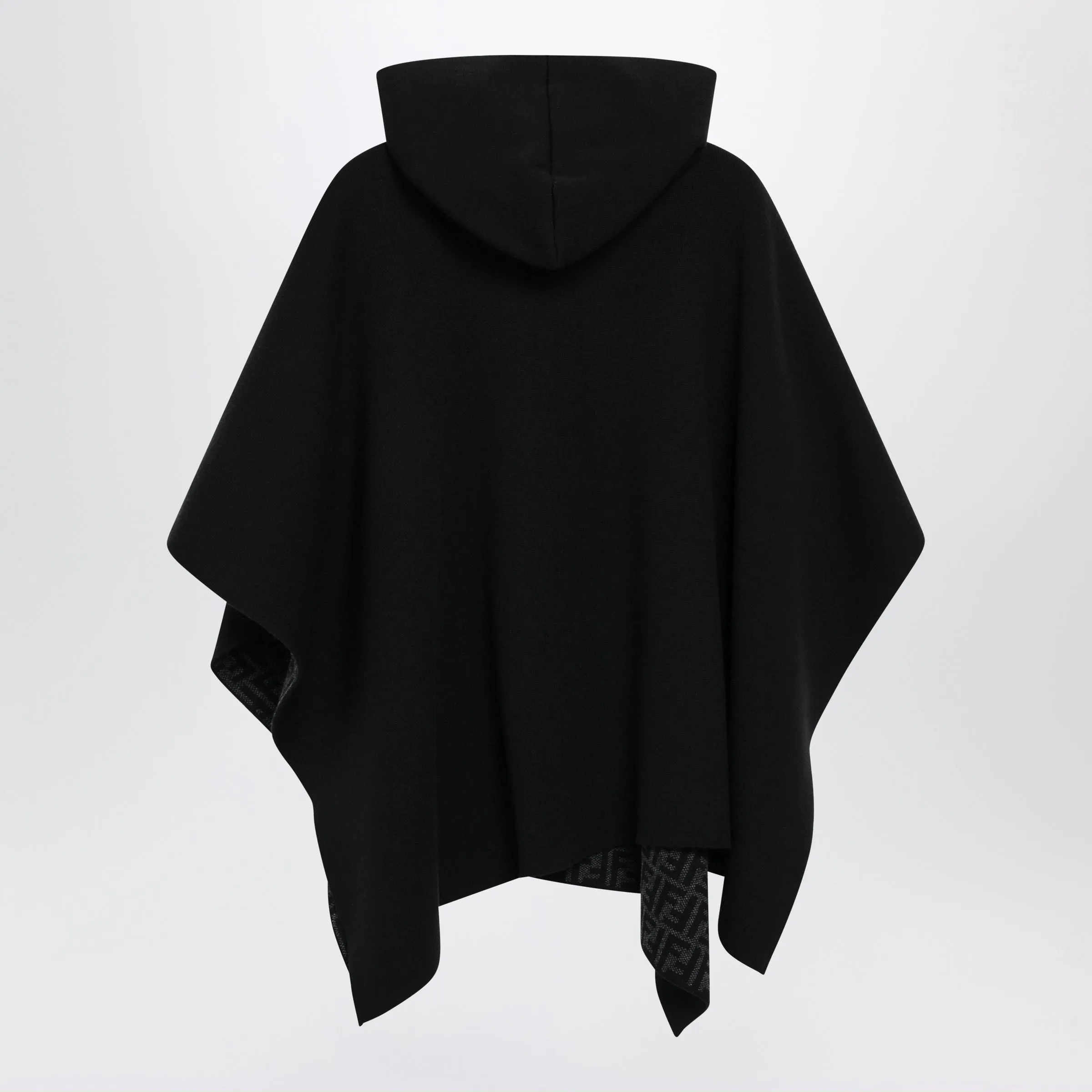 Cashemere Blend Black Cape sold by Wanan Luxury product image thumbnail 2