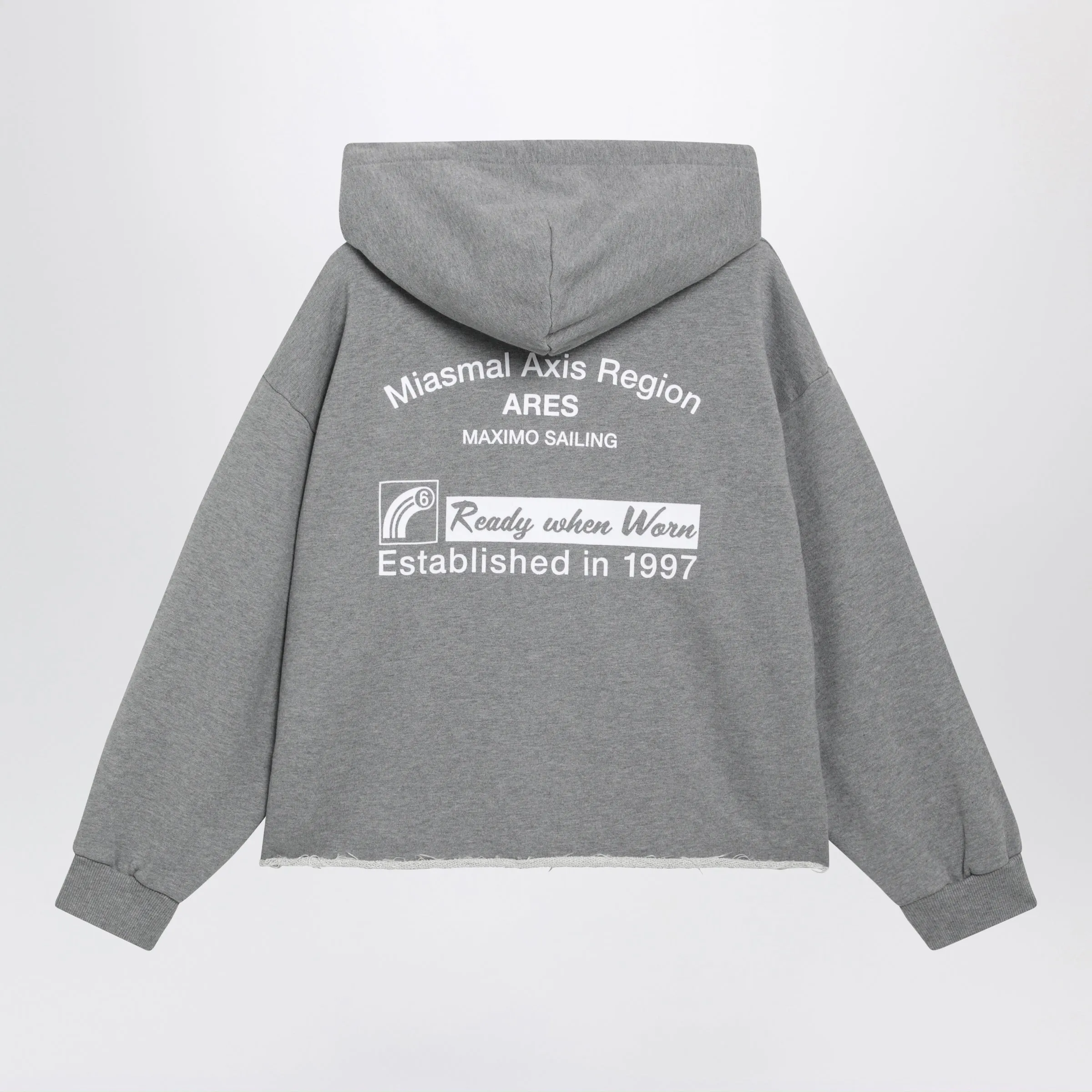 Mélange Grey Hoodie sold by Wanan Luxury product image thumbnail 2