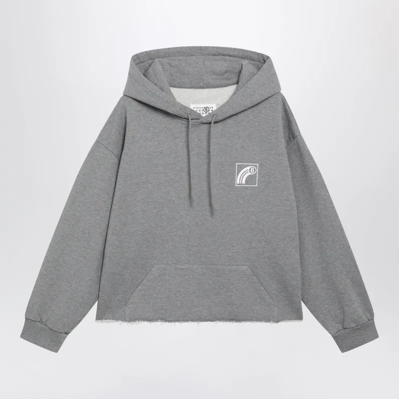 Mélange Grey Hoodie made by Maison Margiela