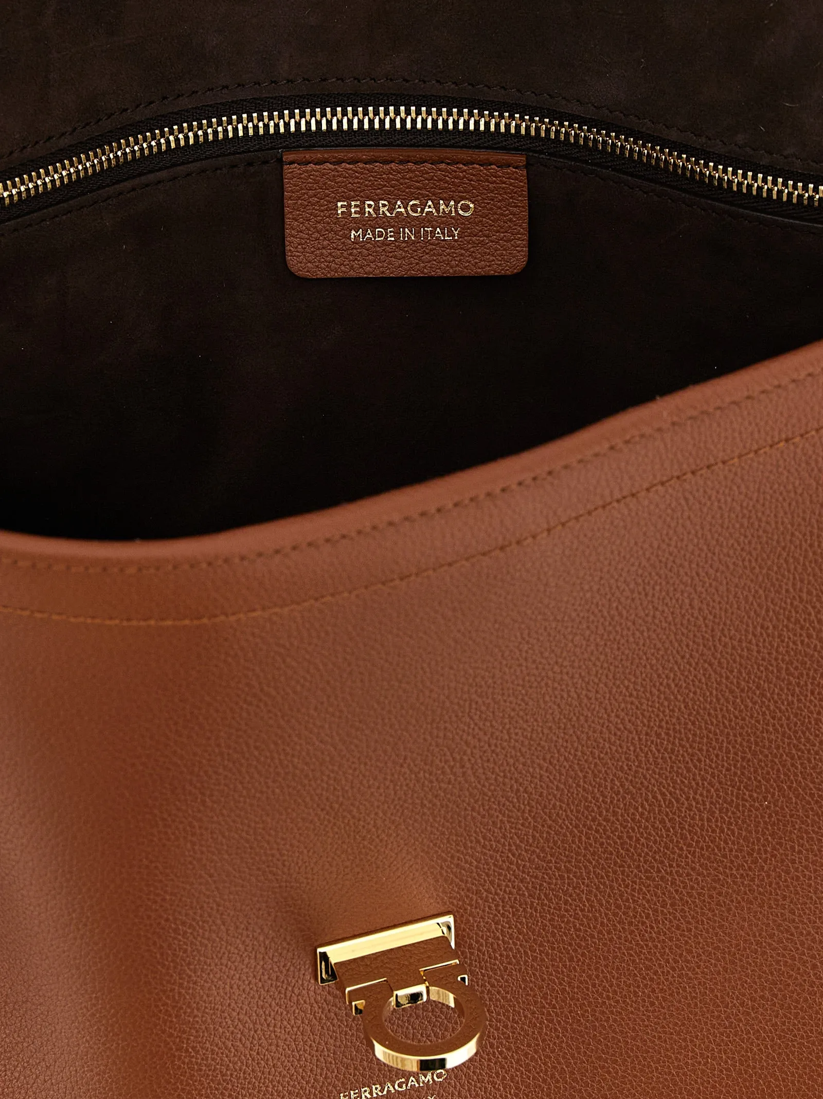 Ferragamo Sofia 2026 (L) Shoulder Bags Brown sold by Wanan Luxury product image thumbnail 4