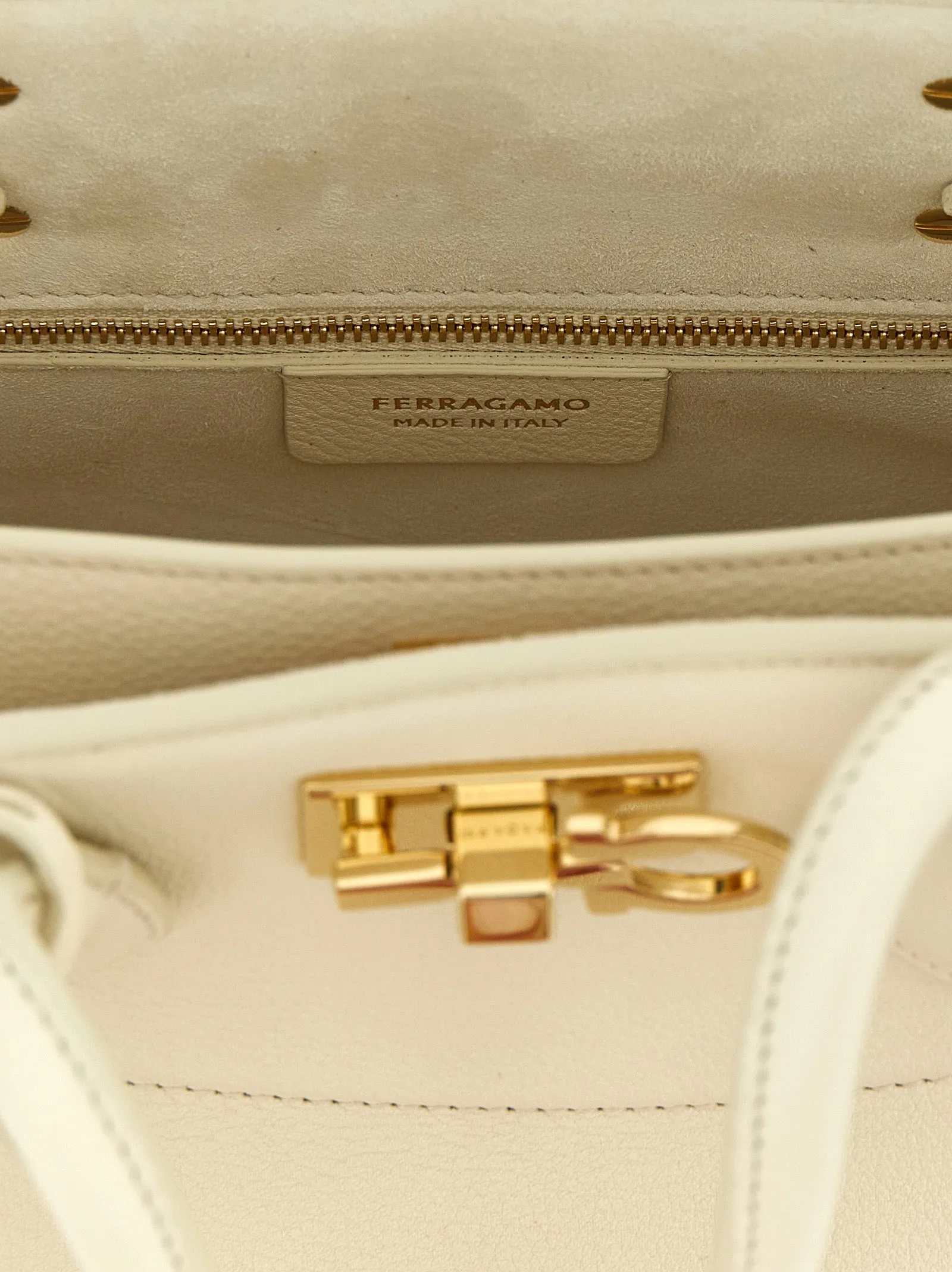 New Ferragamo Studio Soft (M) Hand Bags White sold by Wanan Luxury product image thumbnail 4