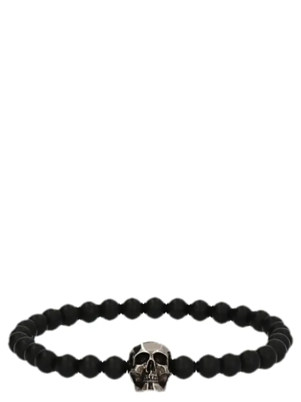 Skull Spheres Bracelet Jewelry Black made by Alexander McQueen