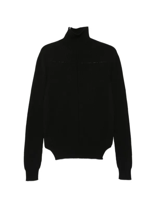 Wool Turtle-Neck Sweater made by Rick Owens