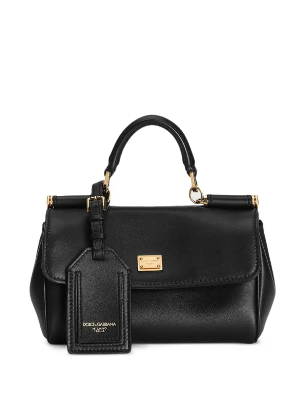 My Sicily Mini Soft Leather Handbag made by Dolce & Gabanna