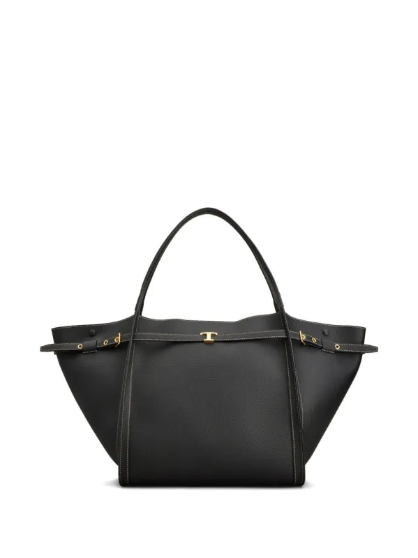 T Timeless Medium Leather Tote Bag made by Tod's