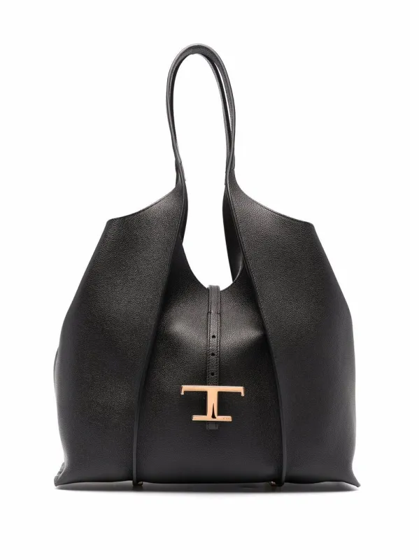 T Timeless Medium Leather Tote Bag made by Tod's