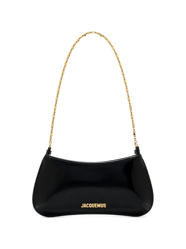 Le Petit Bisou Chaine Leather Shoulder Bag made by Jacquemus