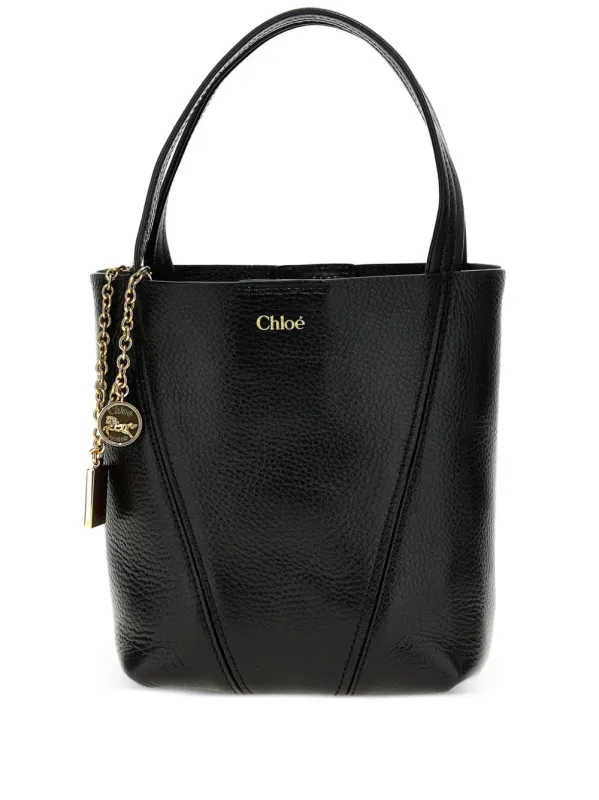 ChloƩ Spin Small Leather Tote made by Chloe