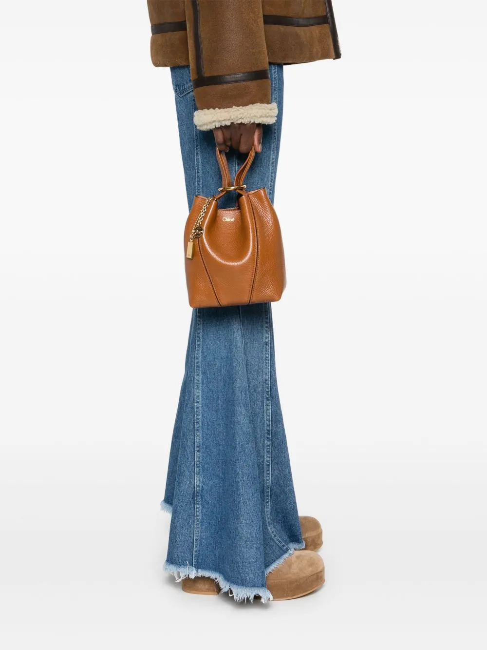 Chloé Spin Small Leather Tote sold by Wanan Luxury product image thumbnail 2