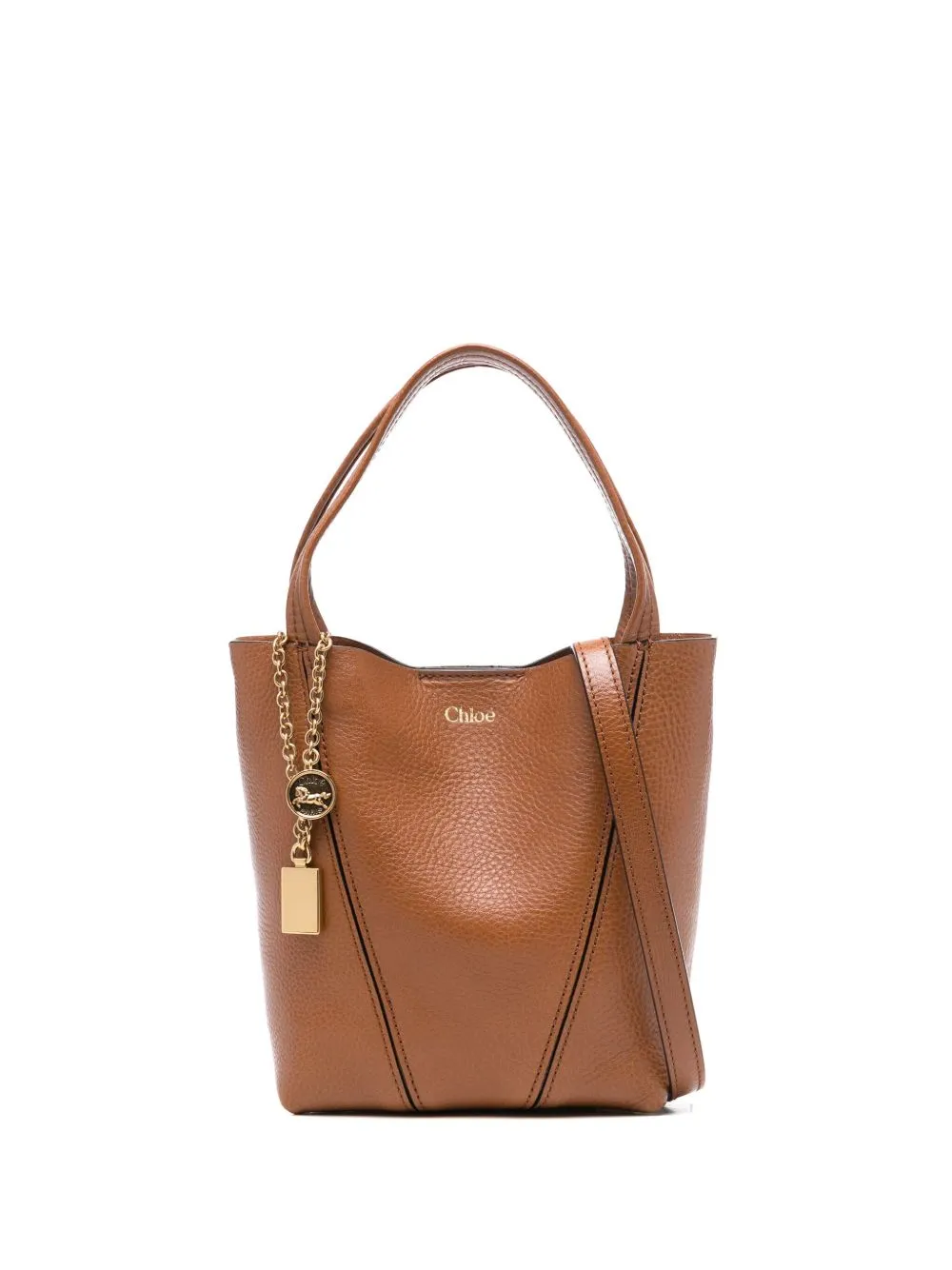 Chloé Spin Small Leather Tote sold by Wanan Luxury