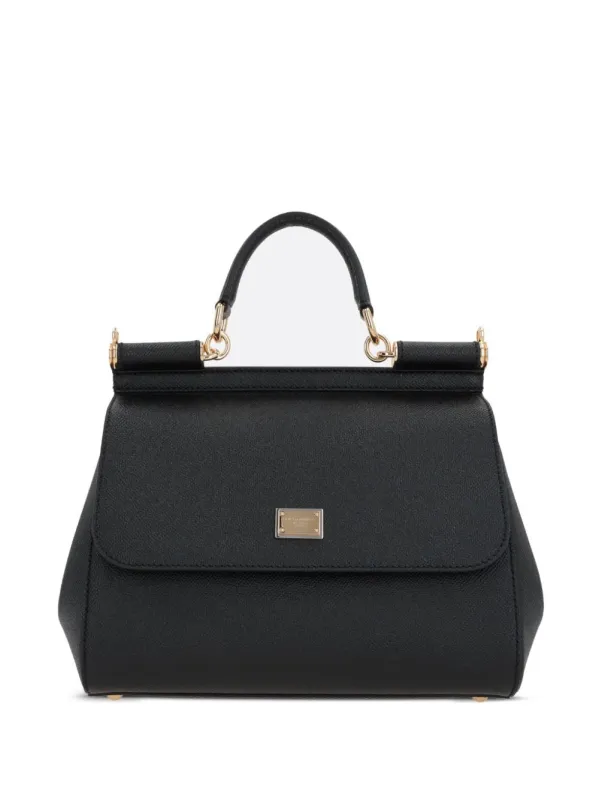 Sicily Large Leather Handbag made by Dolce & Gabanna