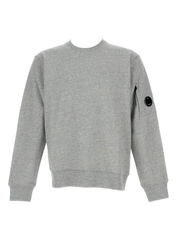 Logo Cotton Crewneck Sweatshirt made by C.P. Company