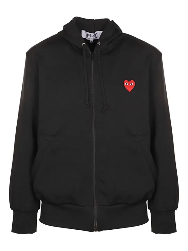 Red Heart Cotton Hoodie made by Wanan Luxury