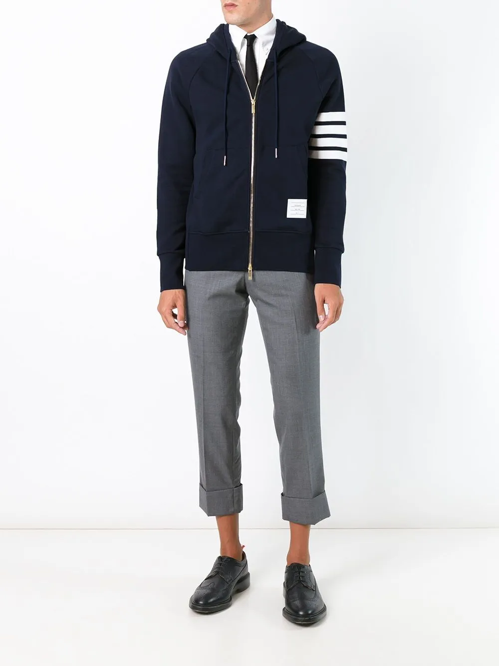 Cotton Zipped Hoodie sold by Wanan Luxury product image thumbnail 2