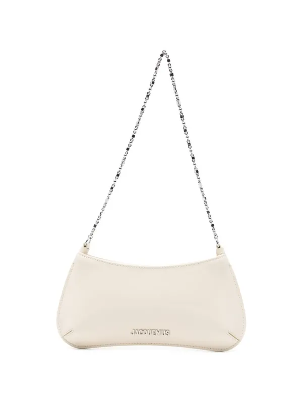 Le Petit Bisou Chaine Leather Shoulder Bag made by Jacquemus