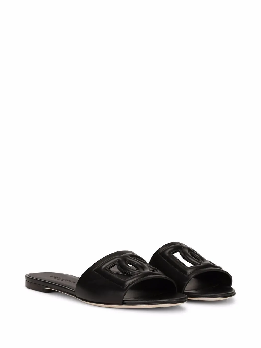Dg Logo Leather Flat Sandals sold by Wanan Luxury product image thumbnail 3