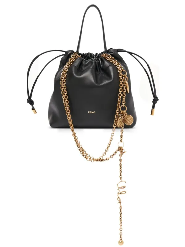 Chloé Icons Leather Mini Bucket Bag made by Chloe