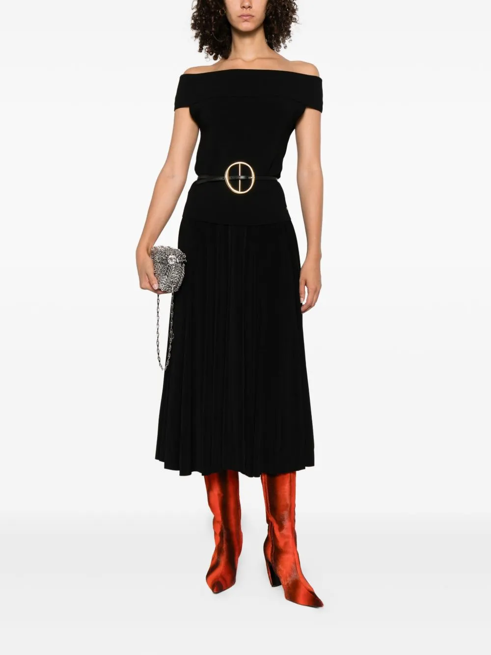 Flared Midi Skirt sold by Wanan Luxury product image thumbnail 2
