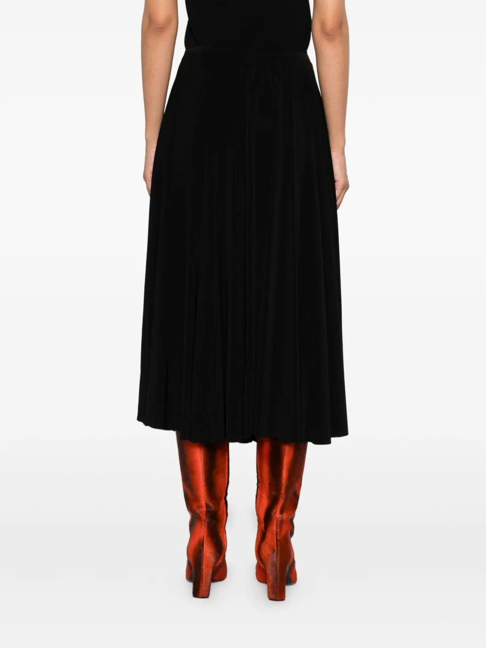 Flared Midi Skirt sold by Wanan Luxury product image thumbnail 4