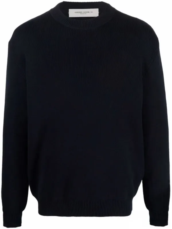 Cotton Crewneck Sweater made by Golden Goose