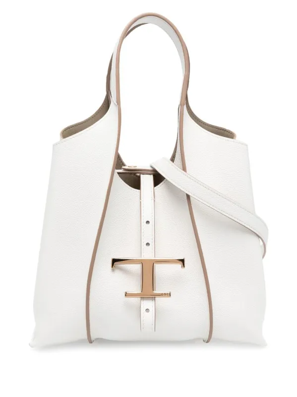 Mini Leather Tote Bag made by Tod's