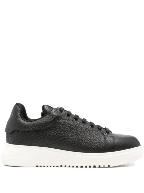 Leather Sneakers made by Emporio Armani