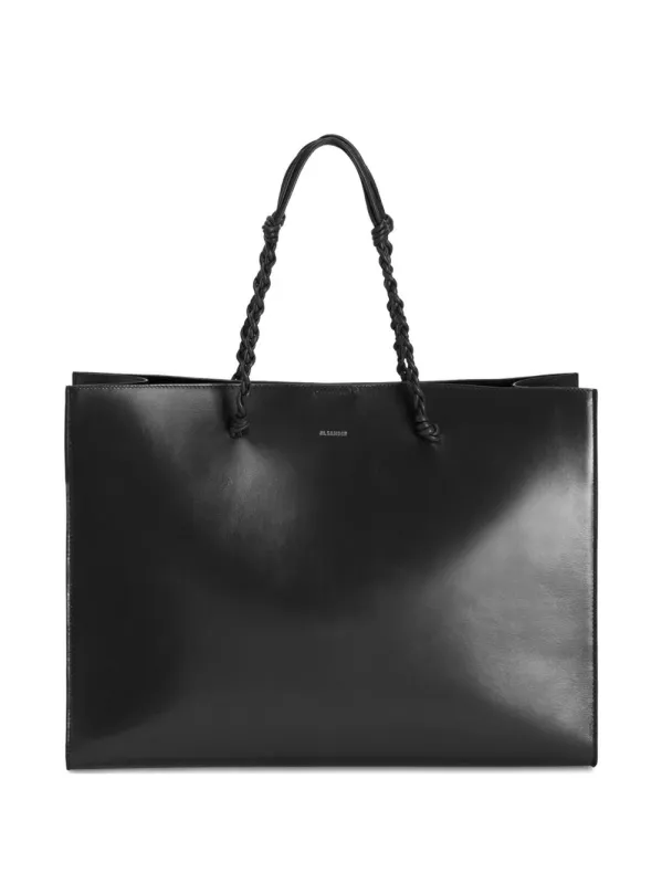 Tangle Leather Shopping Bag made by Jil Sander