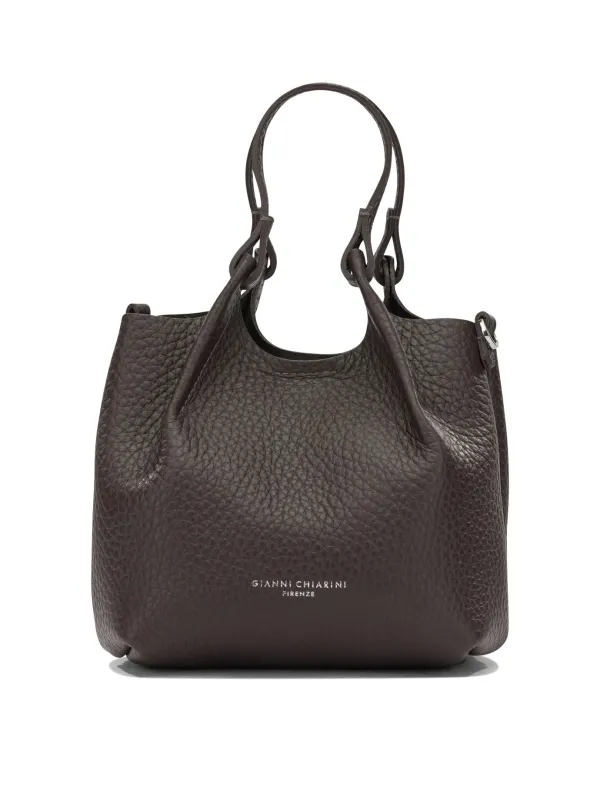 Handbags Brown made by Gianni Chiarini
