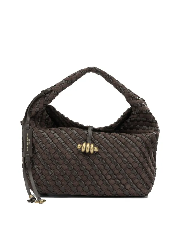 Handbags Brown made by Gianni Chiarini