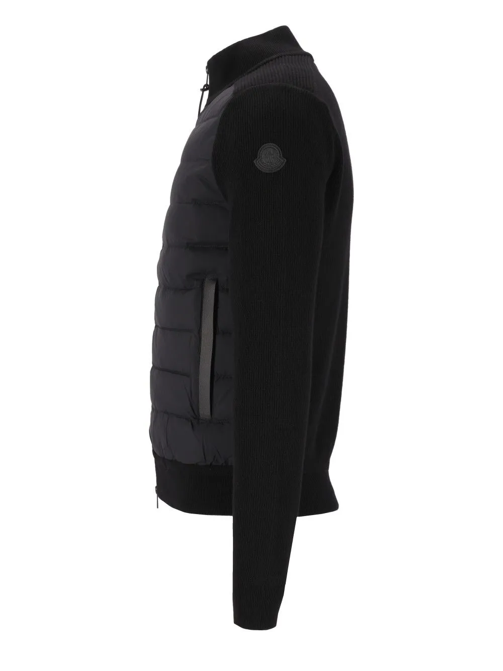 Quilted Zipped Jacket Knitwear Black sold by Wanan Luxury product image thumbnail 3