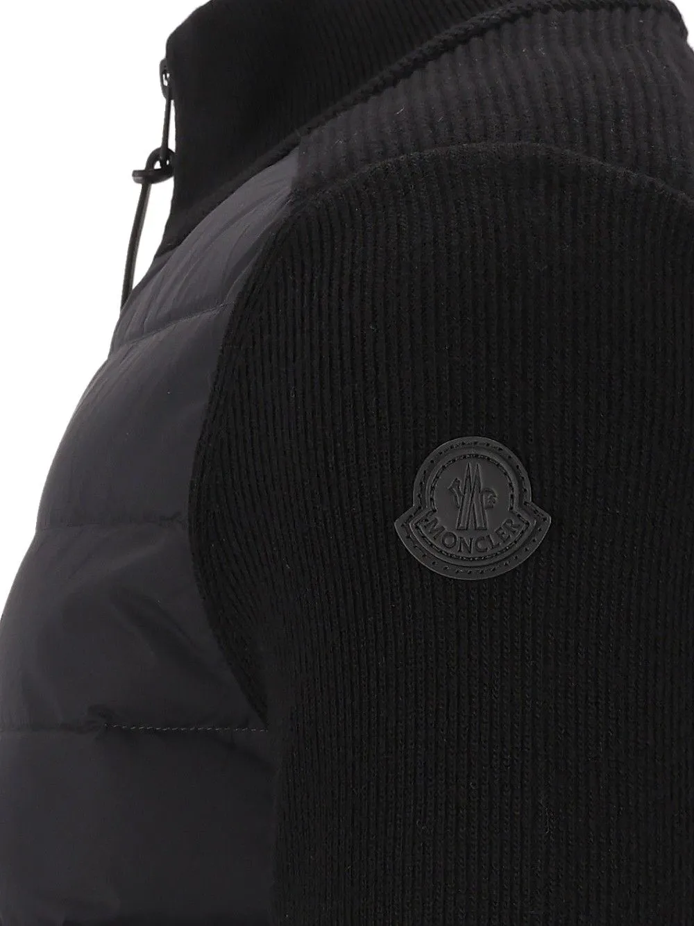 Quilted Zipped Jacket Knitwear Black sold by Wanan Luxury product image thumbnail 4