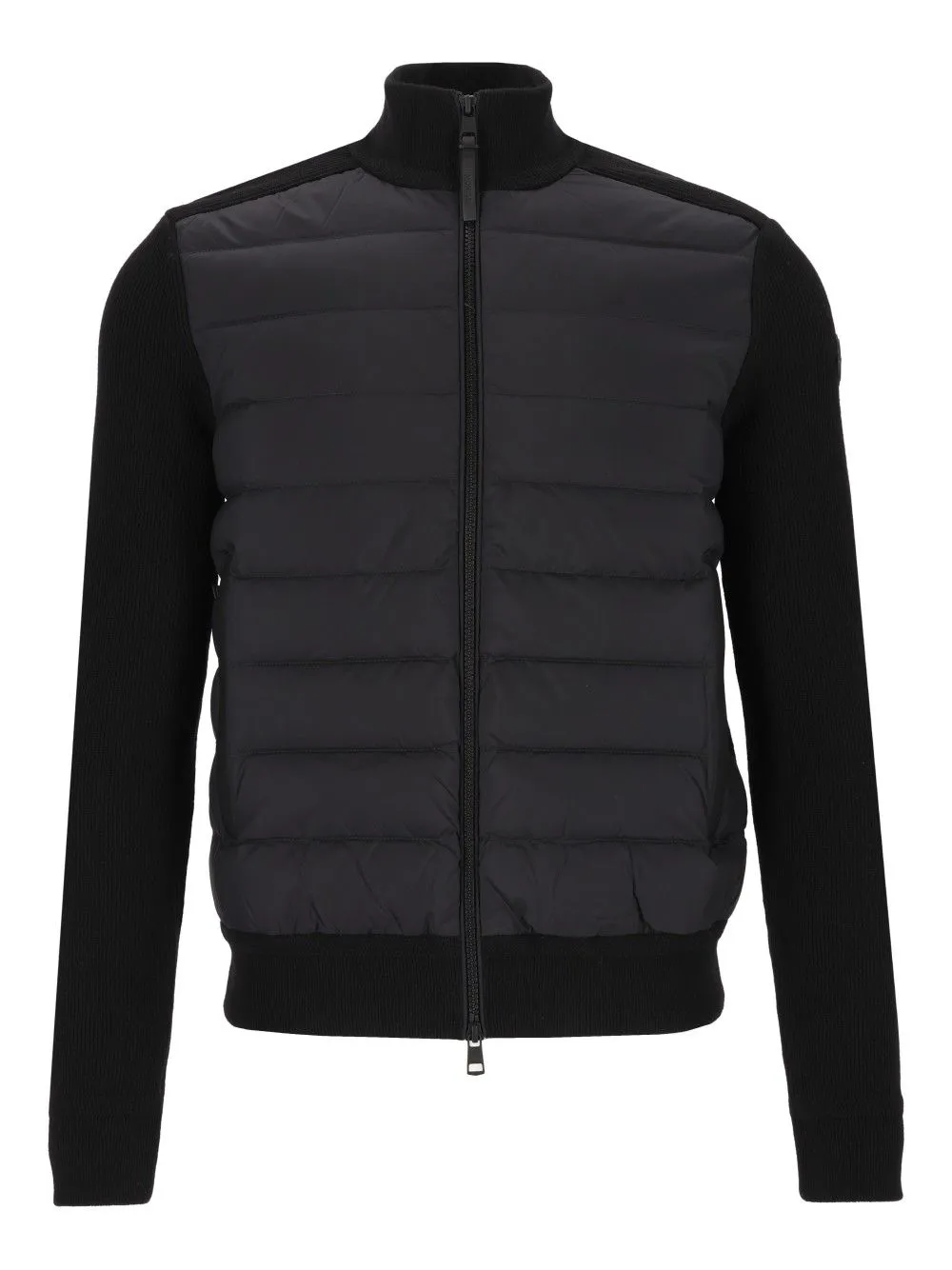Quilted Zipped Jacket Knitwear Black sold by Wanan Luxury