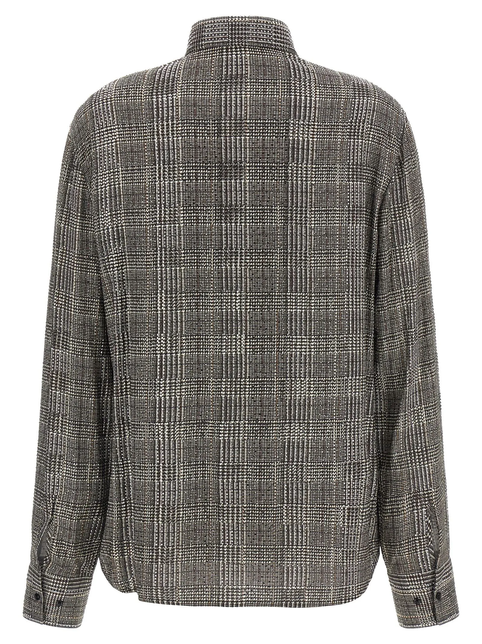 All-Over Rhinestone Shirt Gray sold by Wanan Luxury product image thumbnail 2