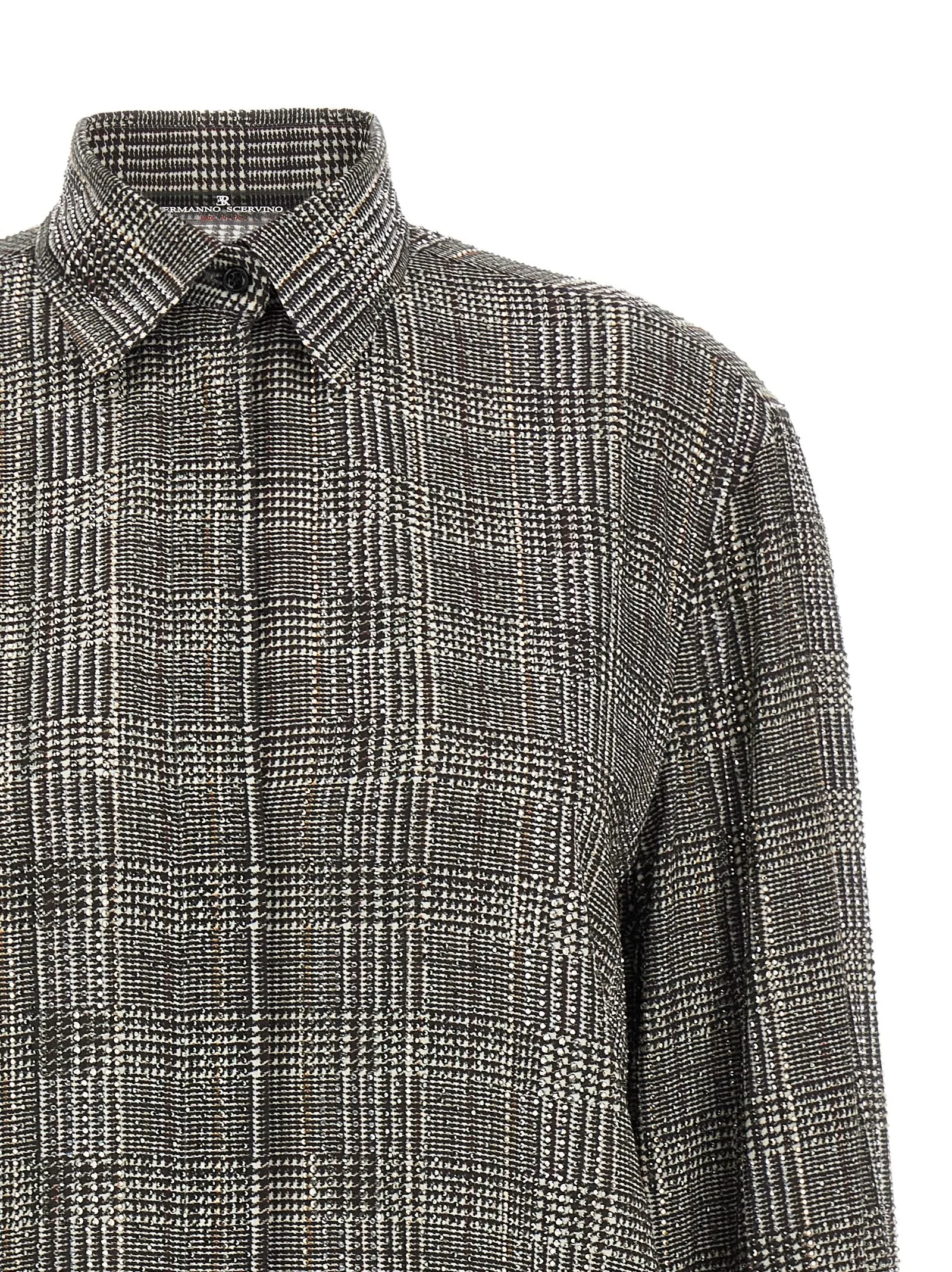 All-Over Rhinestone Shirt Gray sold by Wanan Luxury product image thumbnail 3
