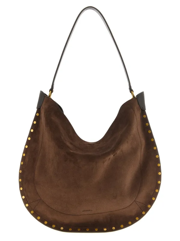 Oskan Hobo Soft Shoulder Bags Brown made by Isabel Marant