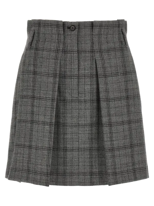 Gaby Skirts Gray made by Tela