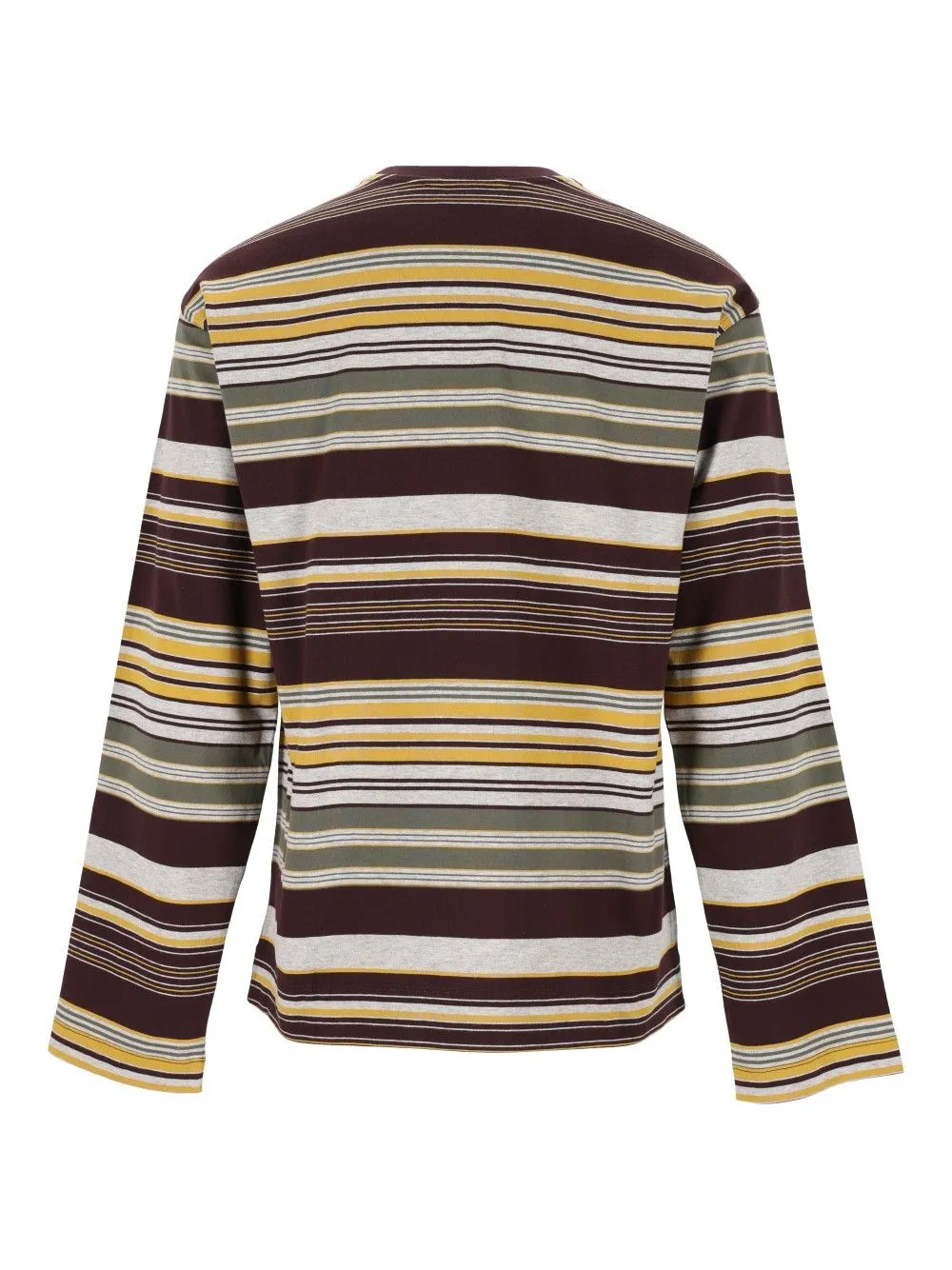 Printed Stripes L/S T-Shirt Bordeaux sold by Wanan Luxury product image thumbnail 2