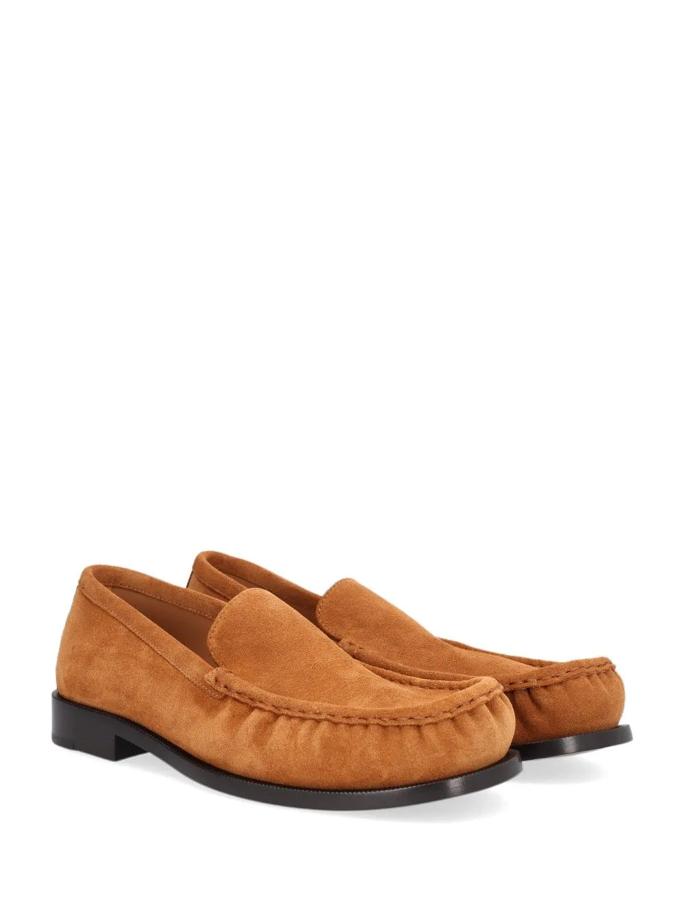 Slip-On Suede Loafers Scarpe Basse Brown sold by Wanan Luxury product image thumbnail 2